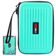ZX03B PU Dart Carry case For 6 Darts(Only case),black/blue