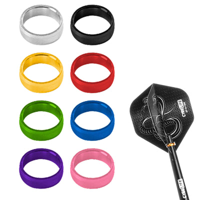 ZL11B Aluminium Dart o rings for PET Flights 30pcs of 1 pack