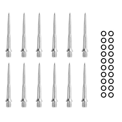 CL02A Dartspitzen aus Edelstahl, 12 Stück, für Softtip-Dart-Fässer, Dart-Tool, Umrüstzubehör, 12 Packungen