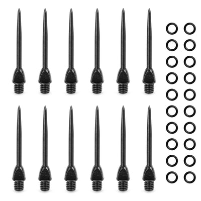 CL03A Steel dart tips 12pcs+20 rubber O rings Conversion accessories