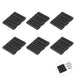 ZL08A Kunststoff-Dart-Einsätze für Steeldarts, Dart-Zubehör Schwarz 6 Stück in 1 Packung