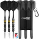 ZH04 24g Brass Steel Tip Darts With Carry Case and sharpener