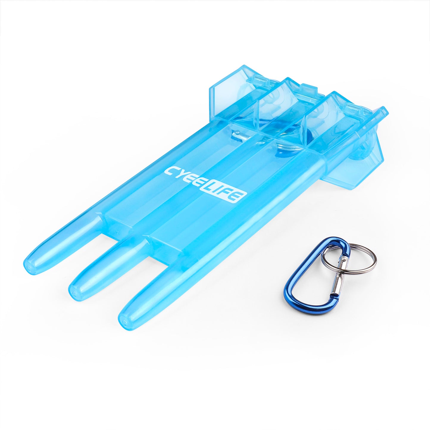 ZX01A Darts case Transparent Plastic 1pcs-11 Colours Optional-Carrying case