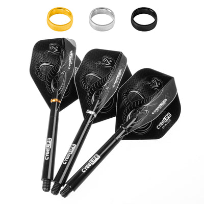 ZL11B Aluminium Dart o rings for PET Flights 30pcs of 1 pack