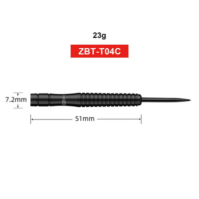 ZH04 3pcs 90% Professional Tungsten Steel Tip Darts Barrels 23g 2BA&2BA,No Accessories parts