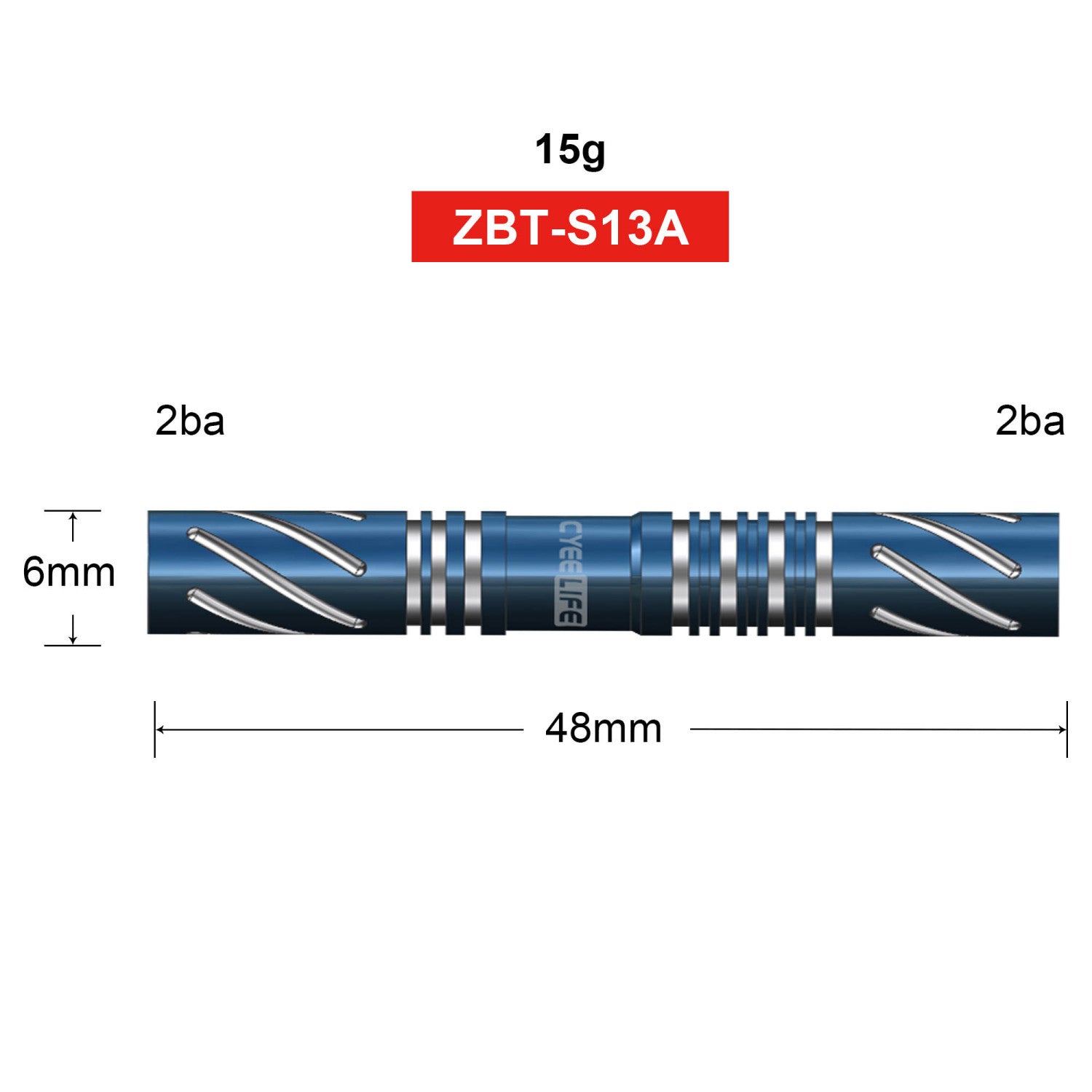200 Anelli A Molla Per Freccette CyeeLife - In Acciaio Inossidabile, Diametro 4.5mm, Per Fusti Nylon - Foto 3