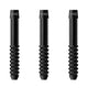 ZG08 3pcs 90% Tungsten Soft Tip Darts Barrels 18g 2BA&2BA,No Accessories parts